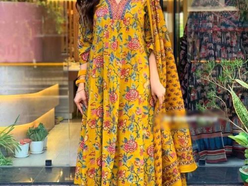 বাহারি ডিজাইন থ্রি পিস